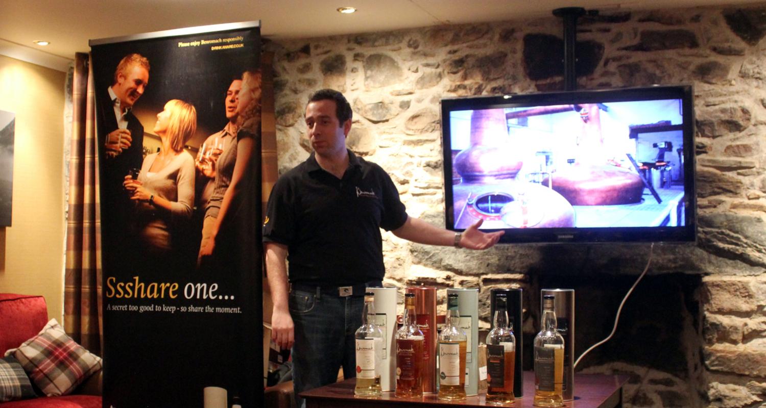 Large whisky tasting
