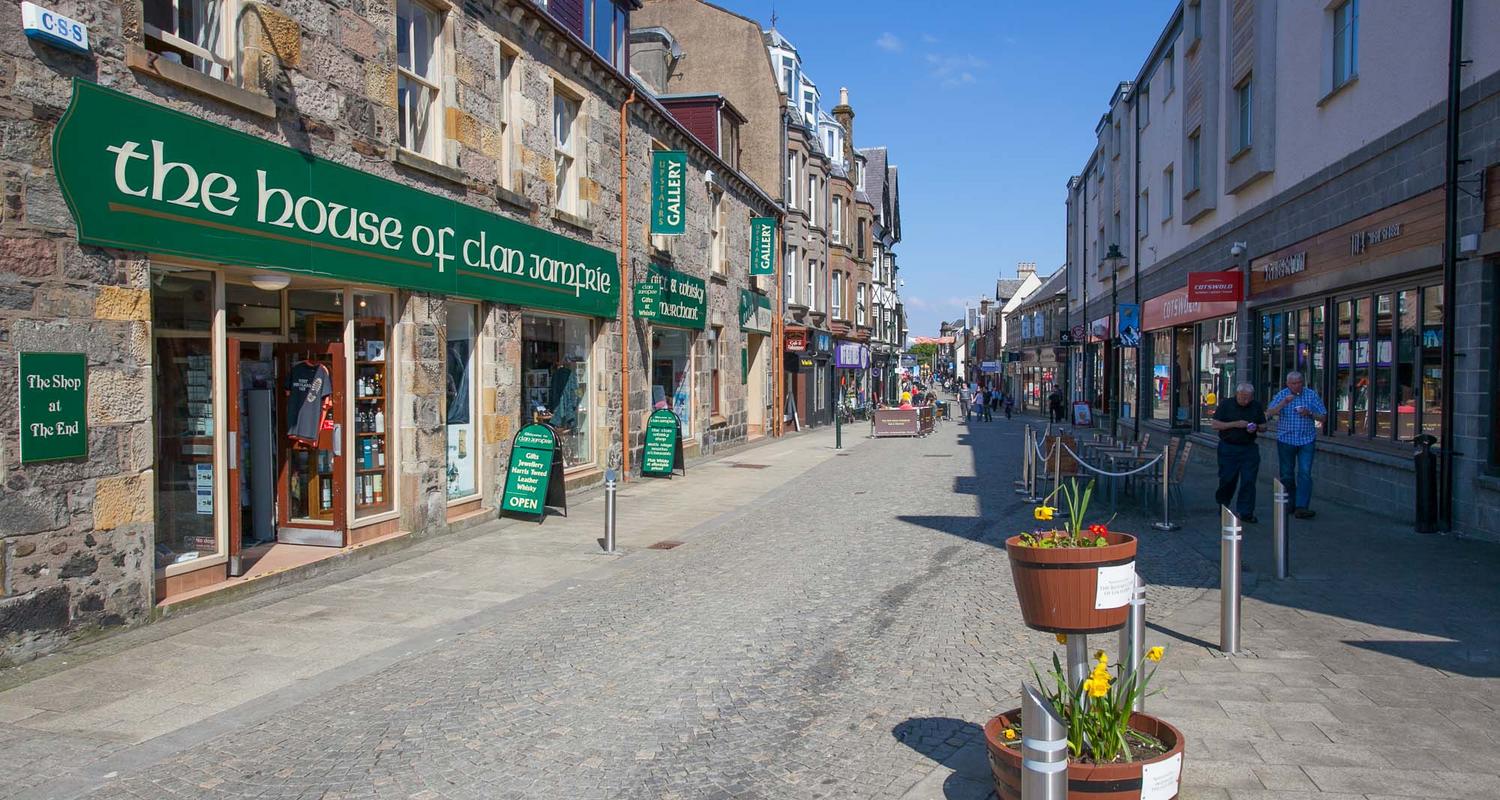 Fort William has a good selection of shops